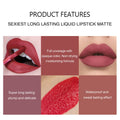 Long-Lasting Velvet Matte Liquid Lipstick for Women