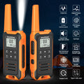 2pcs Baofeng F22 Mini Walkie Talkies - Long Range, Waterproof, Rechargeable, Kids Two-Way Radio with Type-C Charging for Camping & Outdoor Adventures - Dicrodelights