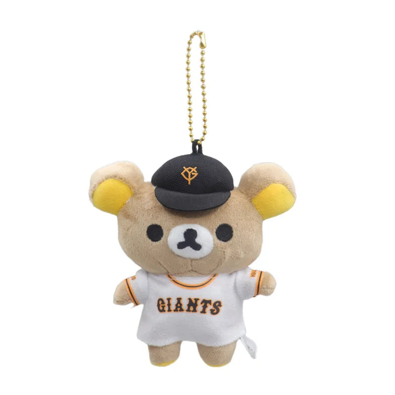 New Anime Rilakkuma Plush Keychains Backpack Hanings Small Pendant Stuffed Animals Christmas Birthday Graduation Gifts 8