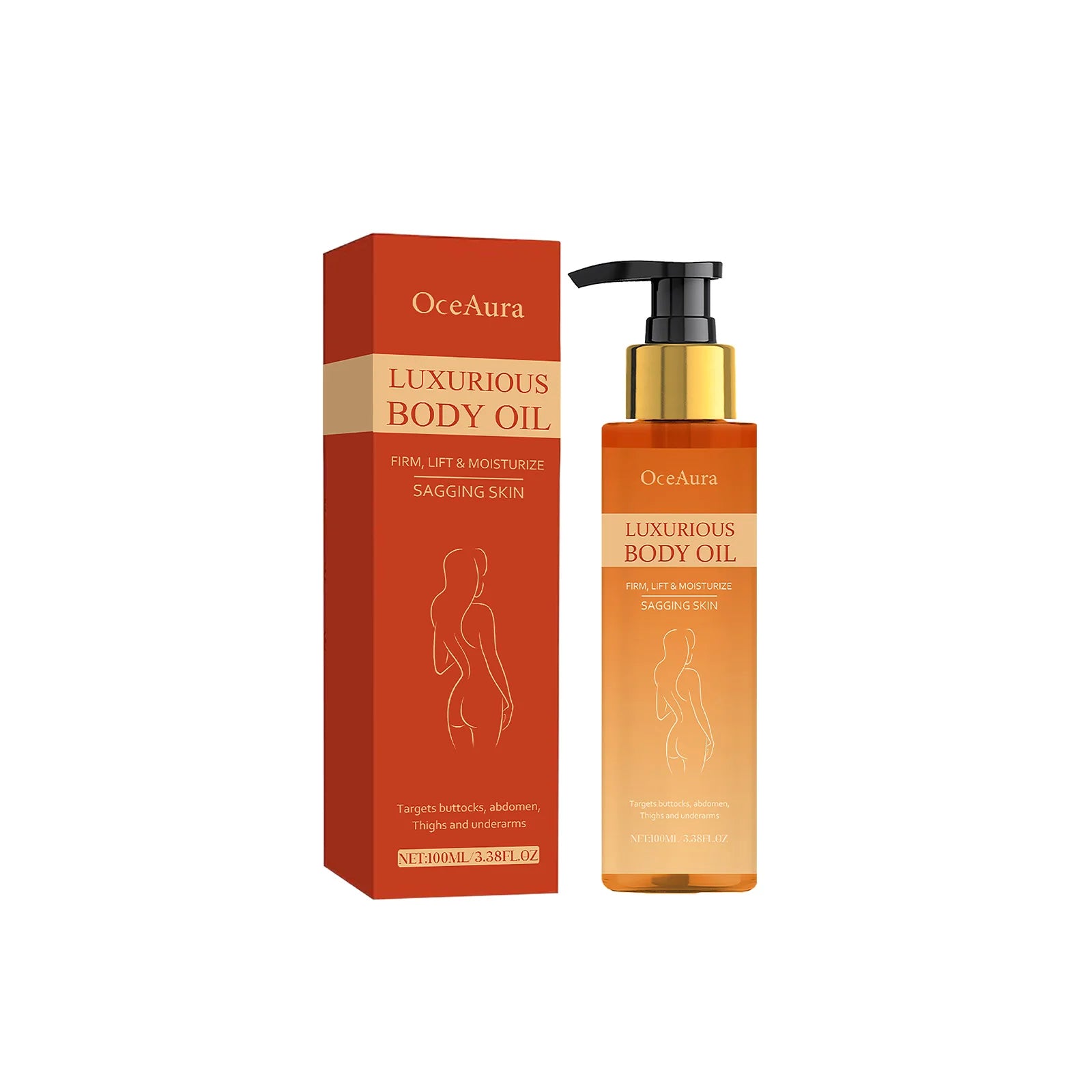 Lifting & Firming Body Oil Tighten Sagging Skin Deep Moisturizing Dry Skin Repairing Soften Magic Luxury Nourishing Oil 100ml 1pcs