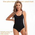 Women's One-Piece Shapewear Thin Summer Suitable Abdomen Inward Drawstring Halter Neck Design Body Sculpting Underwear