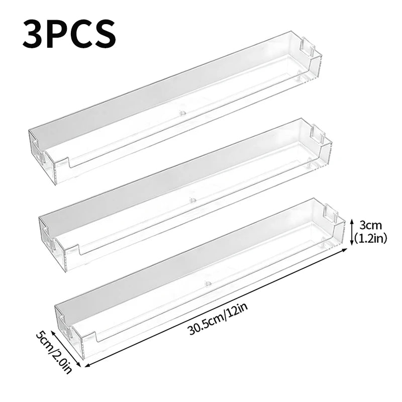 Clear Display Shelf for Wall Mounted Figure Collections 3pcs