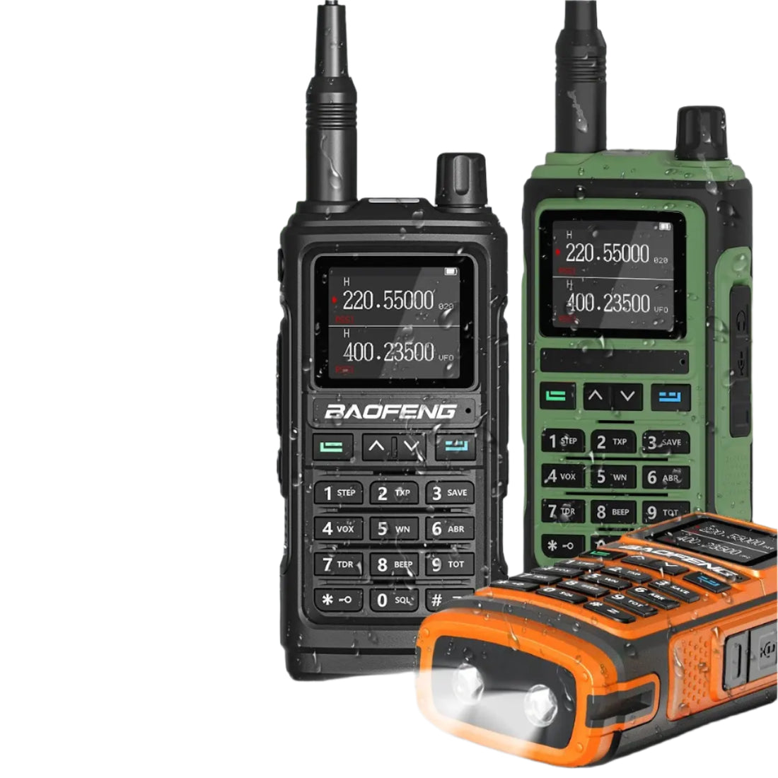 Baofeng UV 17 Pro Walkie Talkie Long Range 16KM Type-C Charging Waterproof - Dicrodelights