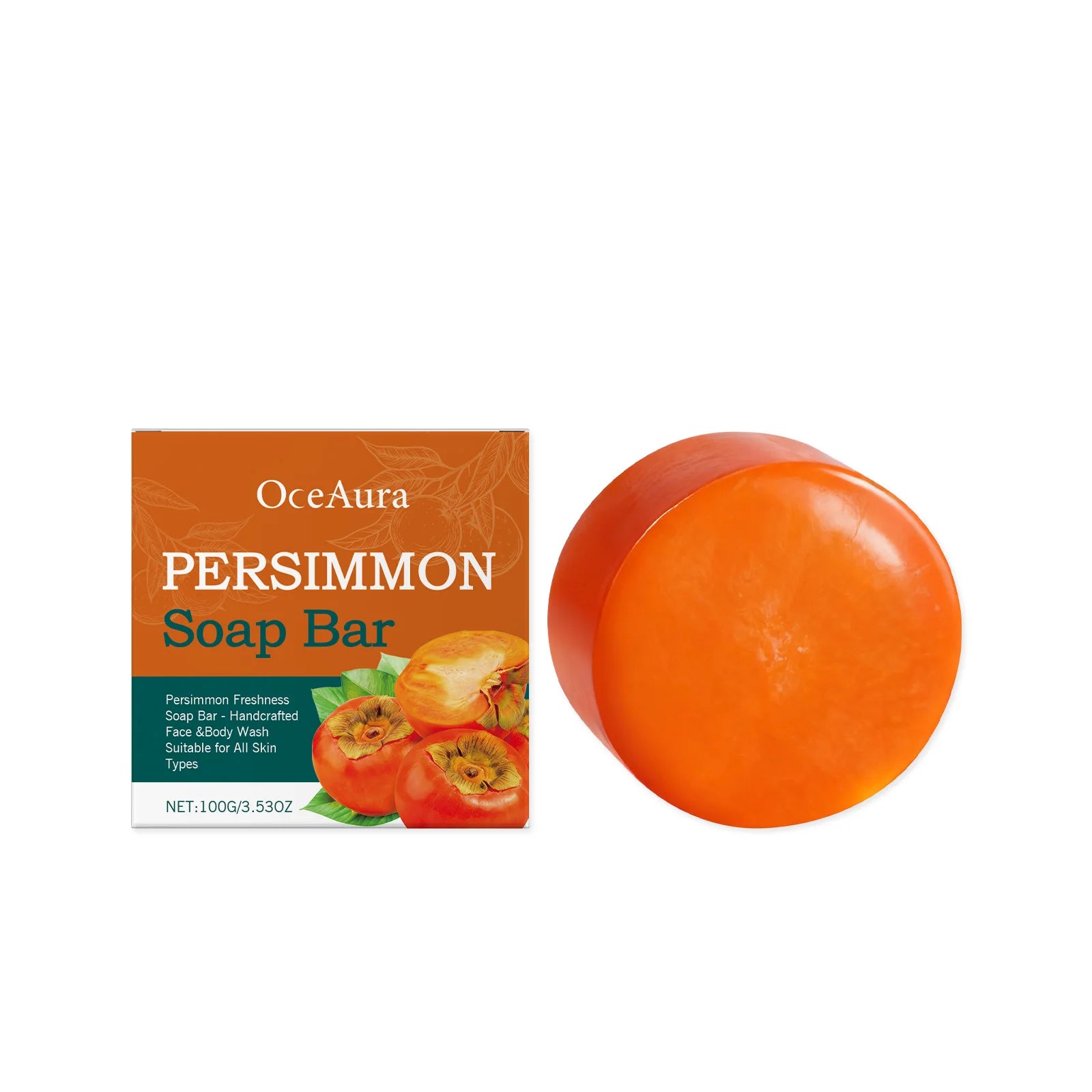 Persimmon Anti-Sagging Moisturizing Soap – Firming Body Cleansing Bar for Smooth, Hydrated Skin