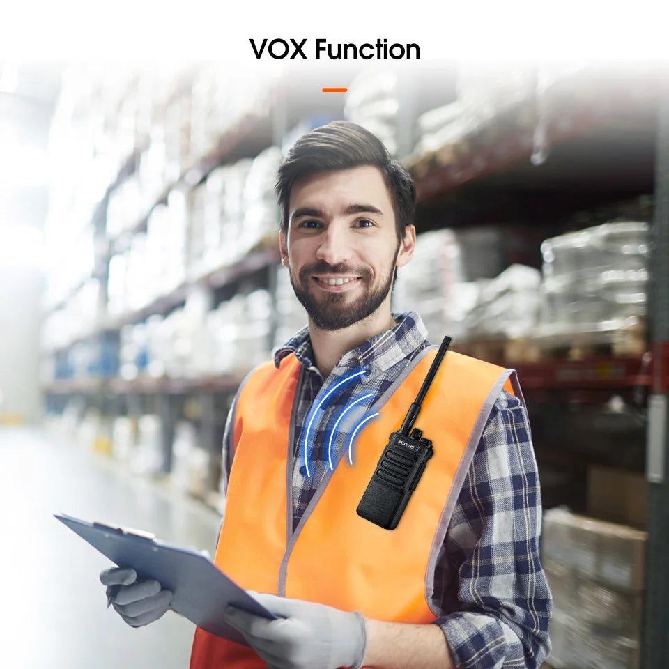 Retevis RT86 10W Walkie Talkie Professional Two Way Radio Long Range Walkie Talkie UHF Communication radio for Outdoor Business