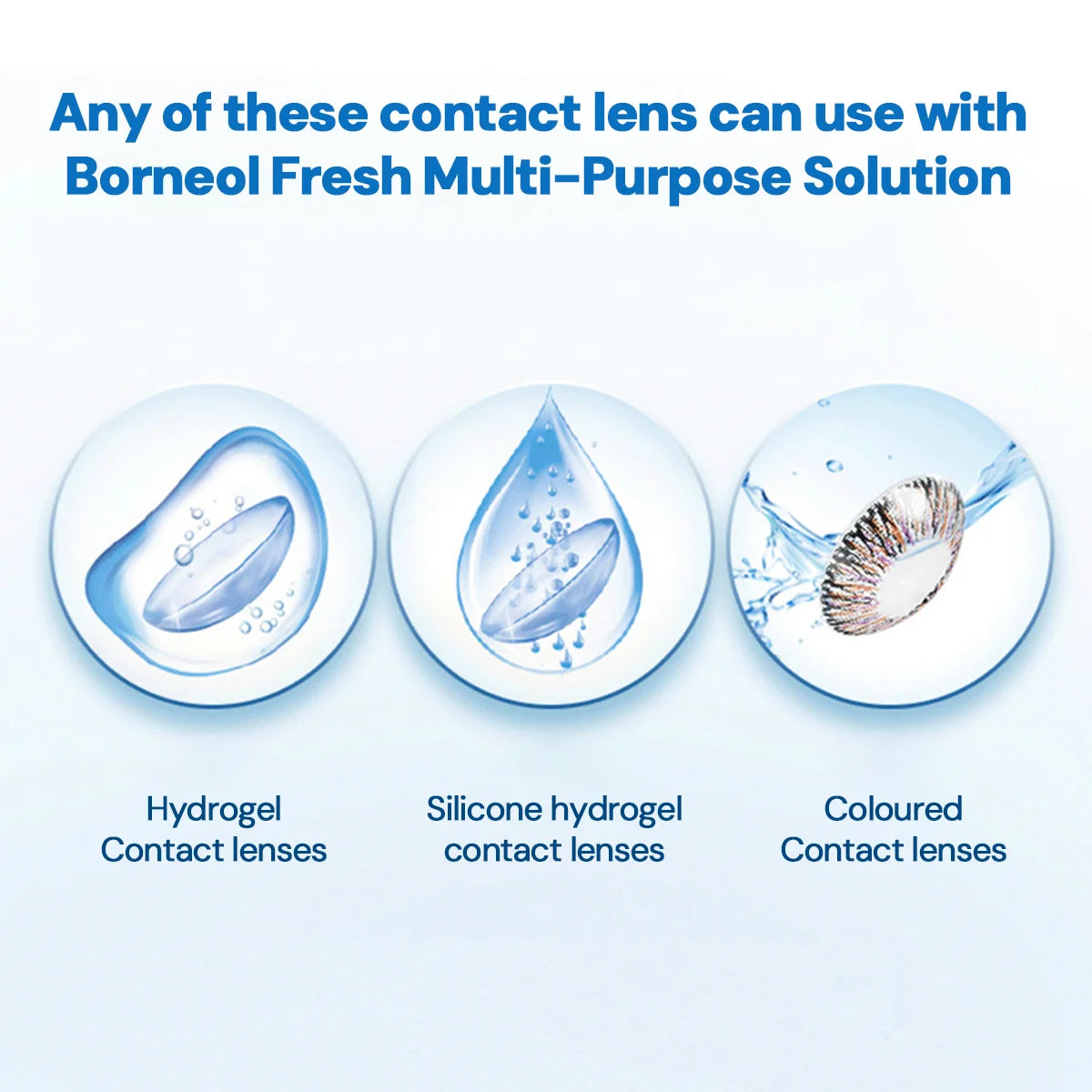 (New)UYAAI 60ML Contact Lens Liquid Nursing Solution For Contact Lenses Drops Beauty Pupil Cleaning Moisturizing Eye Health Care