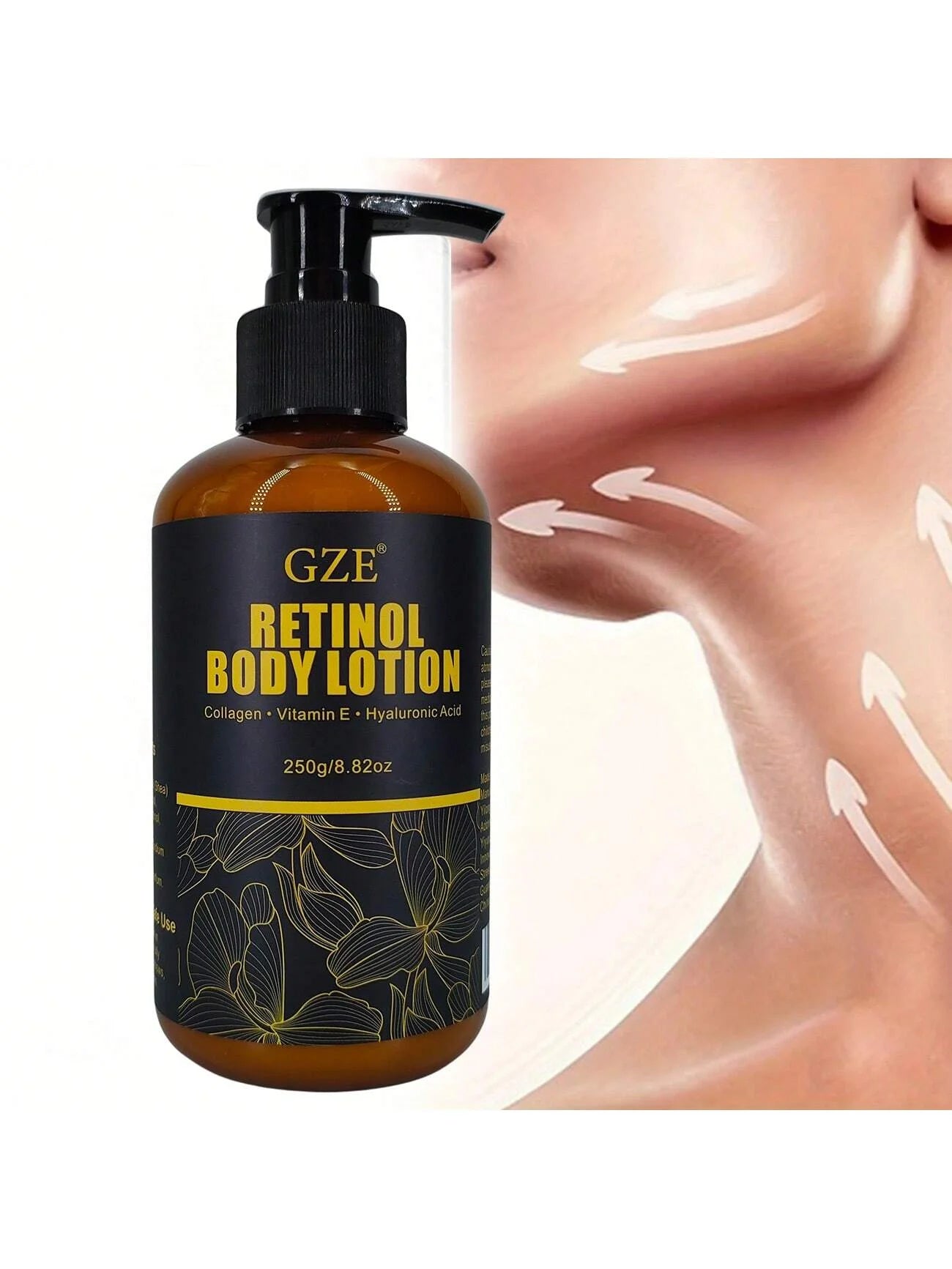 Retinol Body Lotion for Firming & Deep Hydration – Collagen, Vitamin E & Hyaluronic Acid Skin Smoothing Cream (250g)