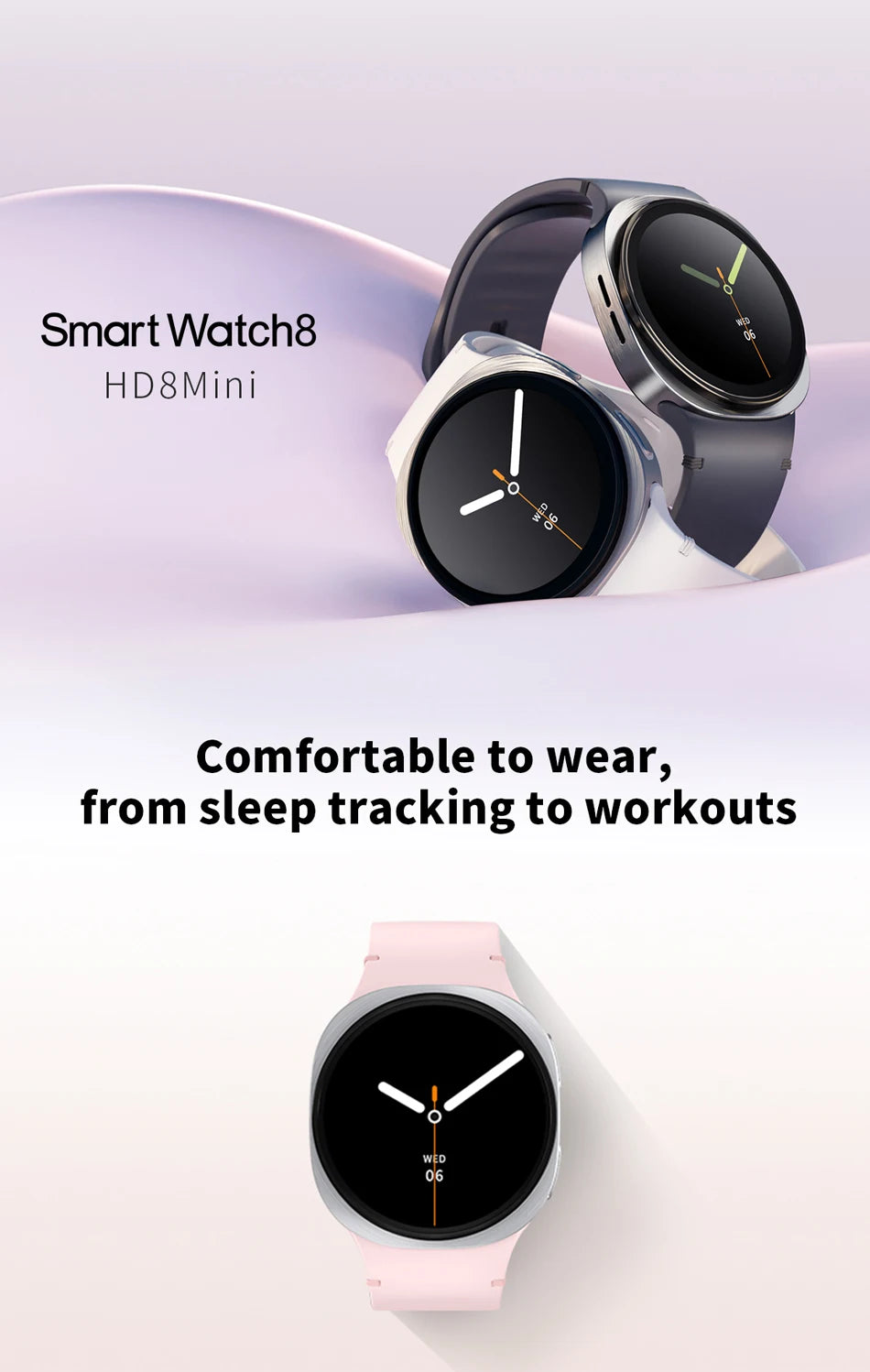 2025 Watch GPS Track Smart Watches For Men Women Sport Heart Rate Bluetooth Call NFC IP68 Waterproof Compass Smartwatch 8 Mini