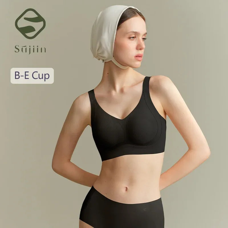 Wireless Bra for Women Plus Size – Seamless Support Bralette