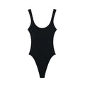 Women's Skinny Ribbed O-Neck Bodysuits with Straps Snap-Button Sexy Fashion Playsuits Comfortable Stretchy Female Clothing
