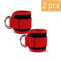 1/2Pcs Fitness Ankle Straps Adjustable D-Ring Support Cuffs Gym Leg Strength Workouts Pulley With Sports Guard Safety Abductors 2pcs-1