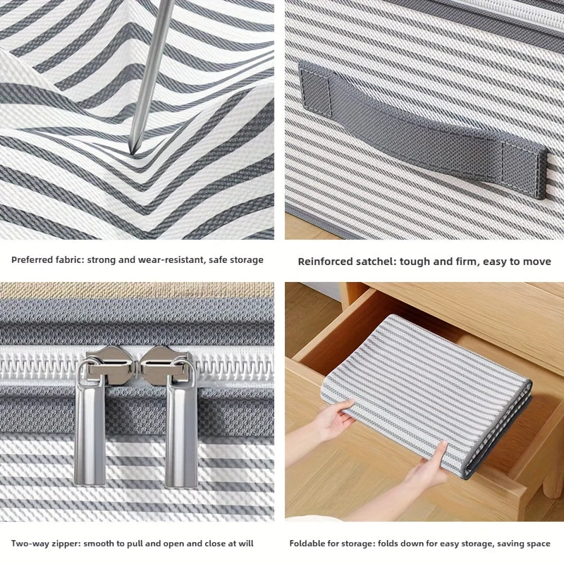 Clear Window Under Bed Storage Bag for Clothes and Bedding