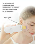Ultrasonic Face Scrubber Facial Peeling Skin Scrubber Deep Facial Cleaning Spatula Acne Pore Ultrasonic Scrubber Facial Cleanser