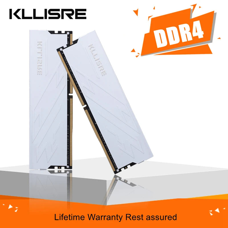 Kllisre Memória DDR4 Ram 16GB 3200MHz 3600MHz Desktop Memory