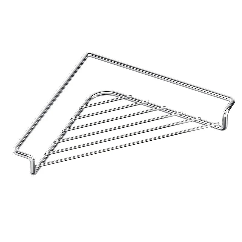 Stainless Steel Corner Sink Rack for Sponges and Cloths 1pc