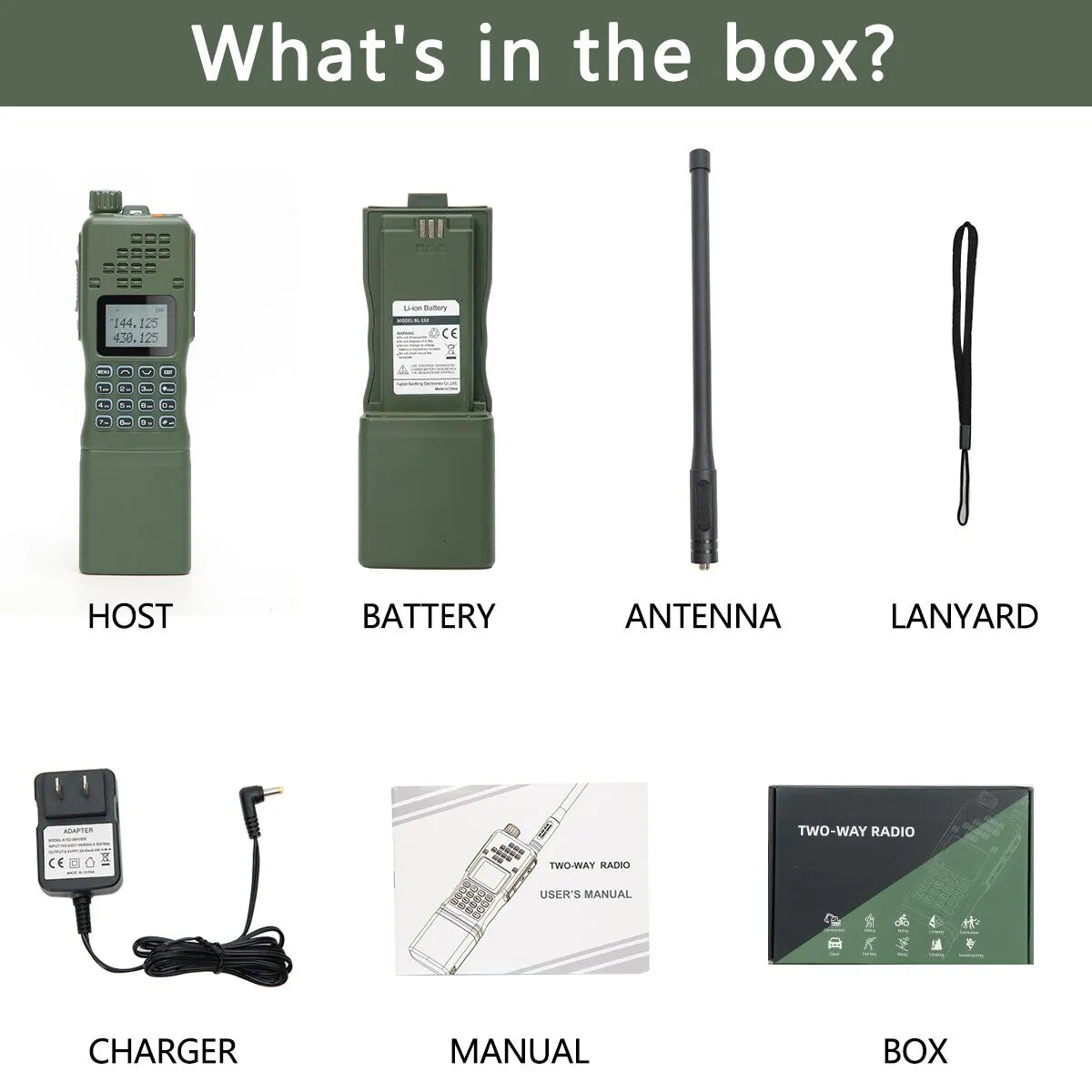 Baofeng AR 152 Tactical Ham Radio – Long Range, High Power Walkie Talkie (10km Range) - Dicrodelights
