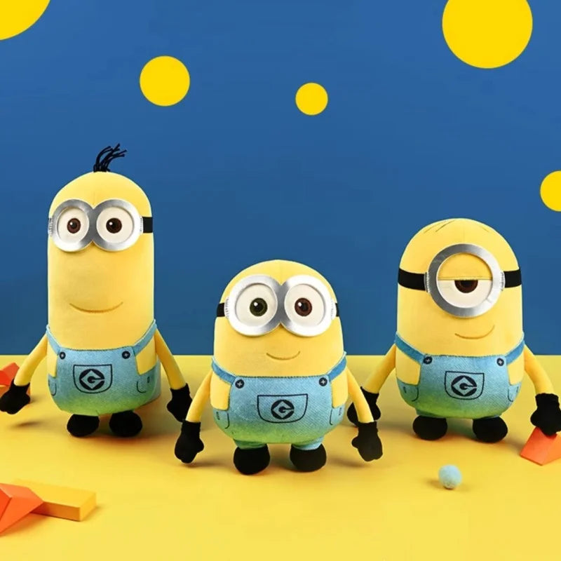 Genuine Minions Movie Characters Yellow Plush Toys Bob Stuart Soft Dolls Toys & Hobbies Christmas Birthday Gifts For Kids