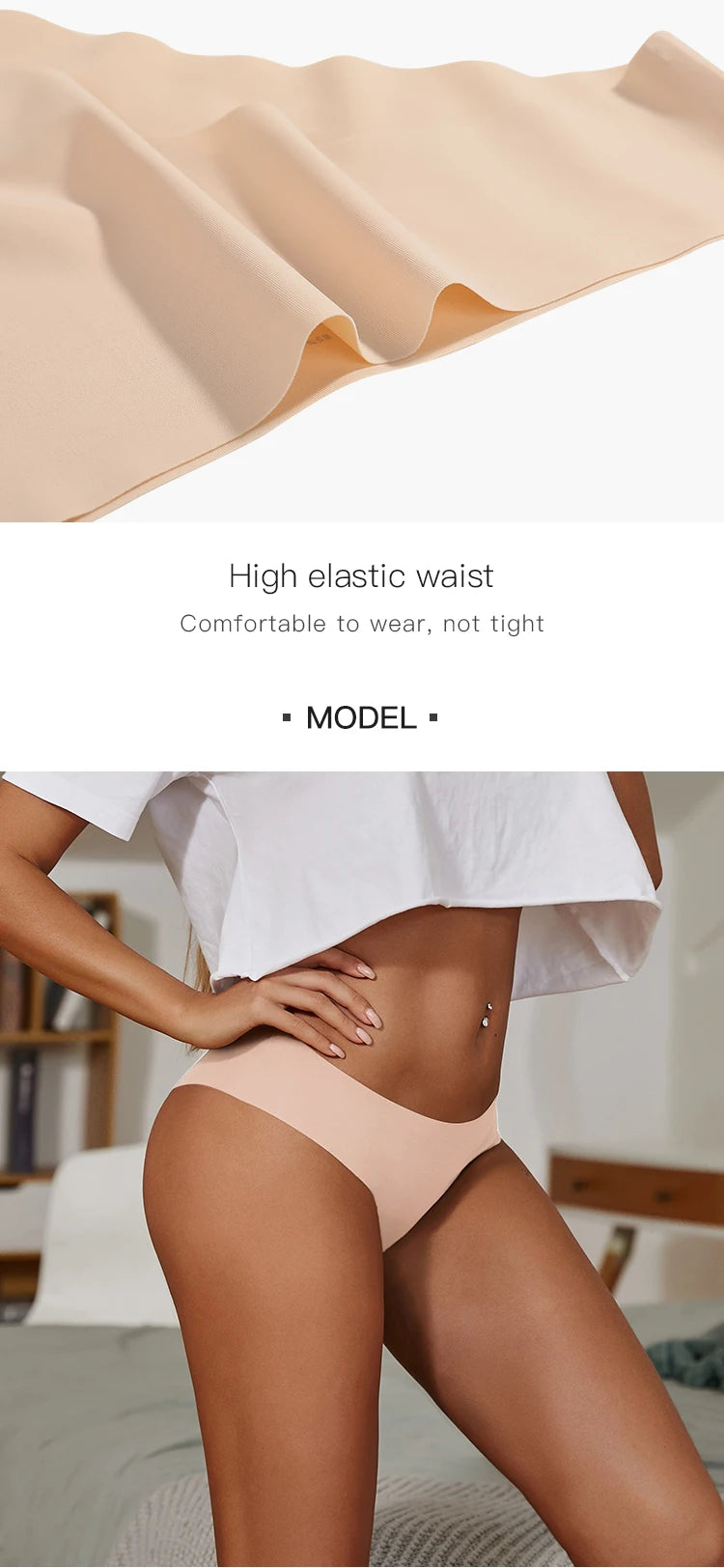 Hot Sale High Quality Seamless Panties Ladies Sexy Underwear Daily Briefs Panty Invisible No Trace Women Panties