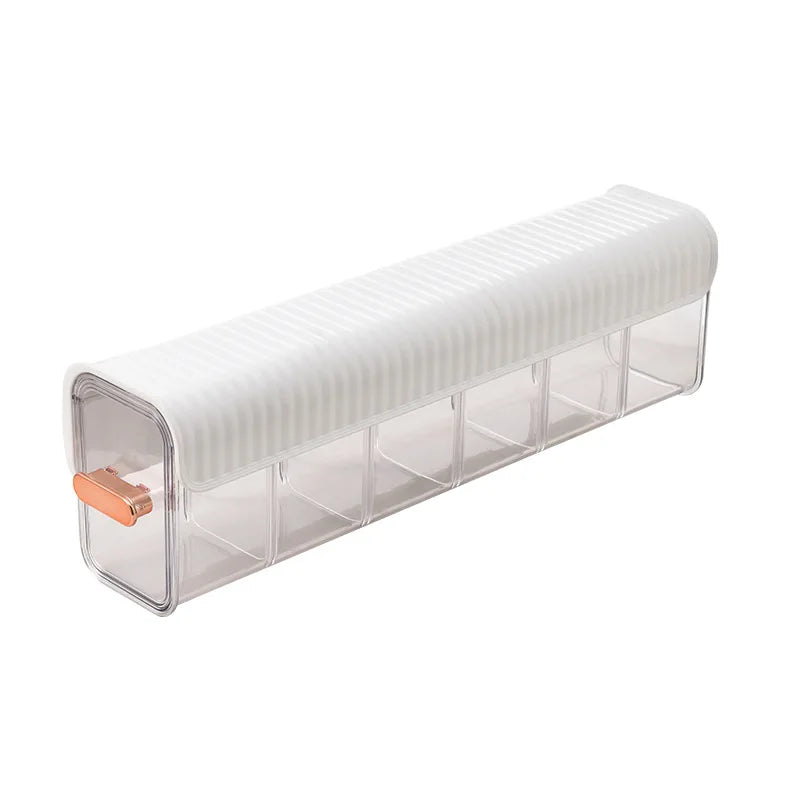 Socks Underwear Wall Mount Drawer Organizer, Switchable 6 Cell Drawer Acrylic Organizers Self-Adhesive Anti Dust Storage Boxes with