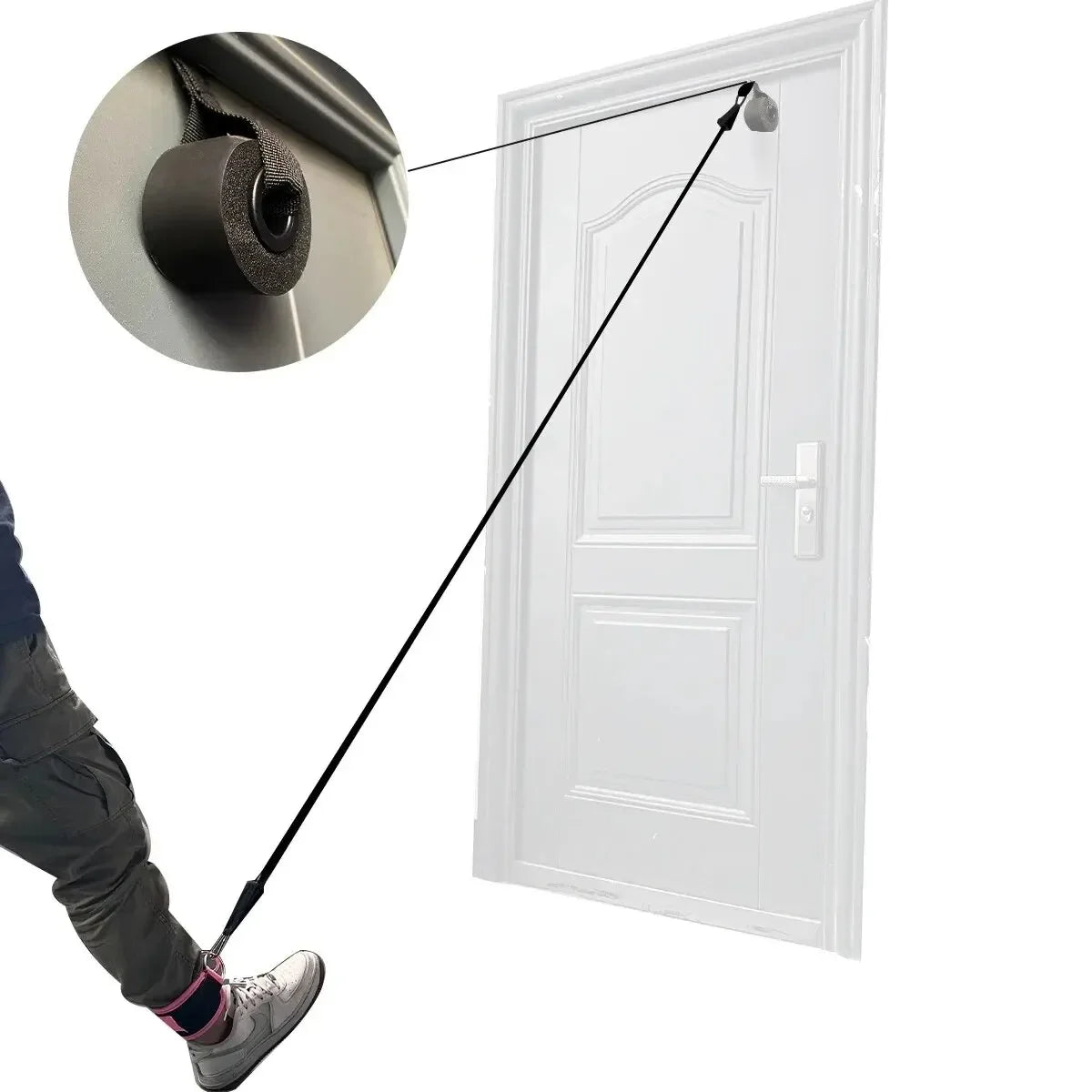 1/2Pcs Fitness Ankle Straps Adjustable D-Ring Support Cuffs Gym Leg Strength Workouts Pulley With Sports Guard Safety Abductors