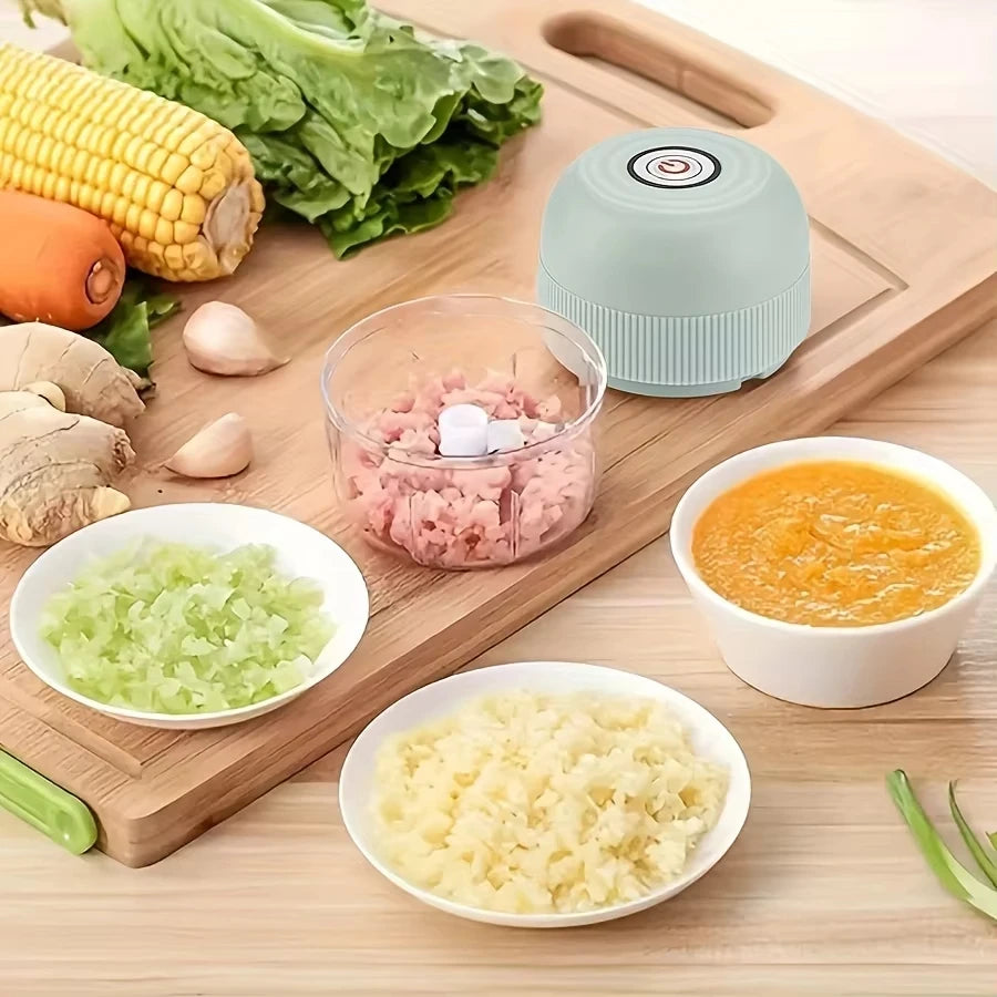 1 electric garlic grinder 260ml onion chopper 1 button start meat grinder kitchen food vegetable mixer