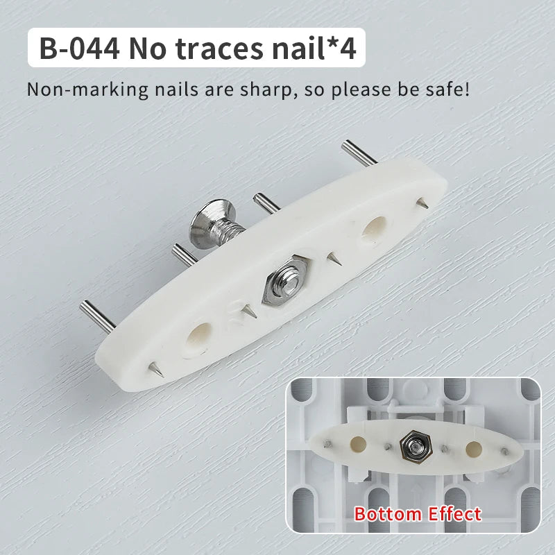 Desk Storage Pegboard – 2 Mounting Options (Stand or Clamp-On), Ideal for Organizing Stationery & Daily Items No traces nail