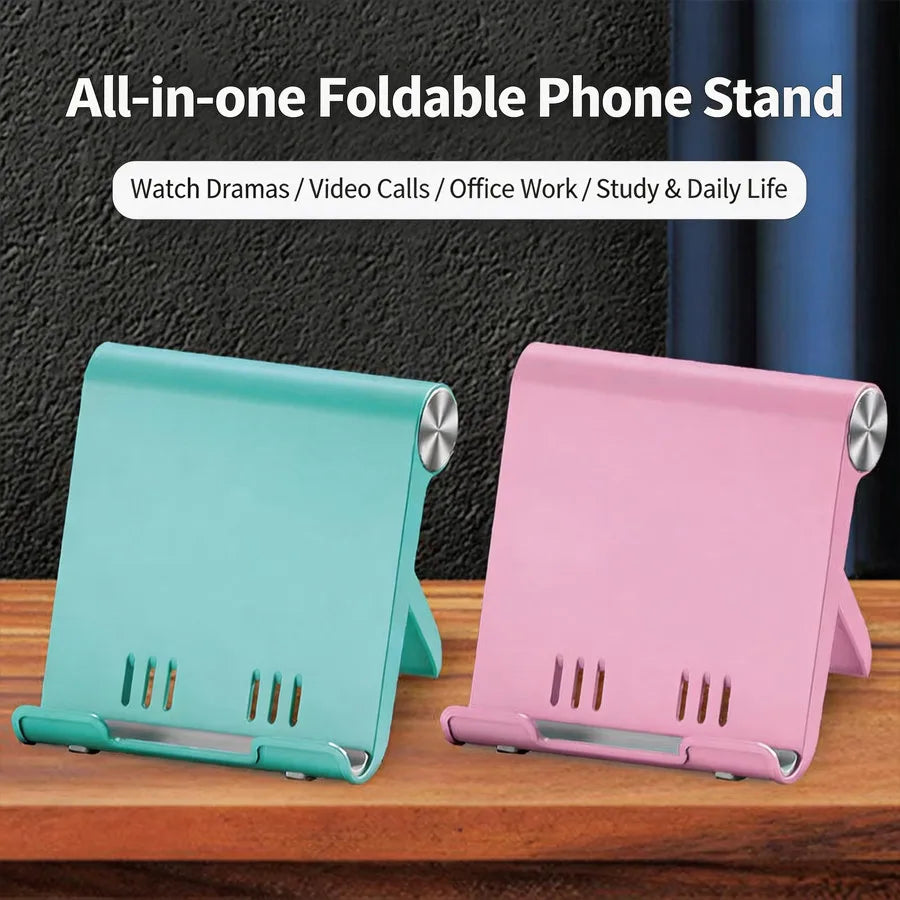 Adjustable Folding Desk Phone Stand for Hands Free Viewing