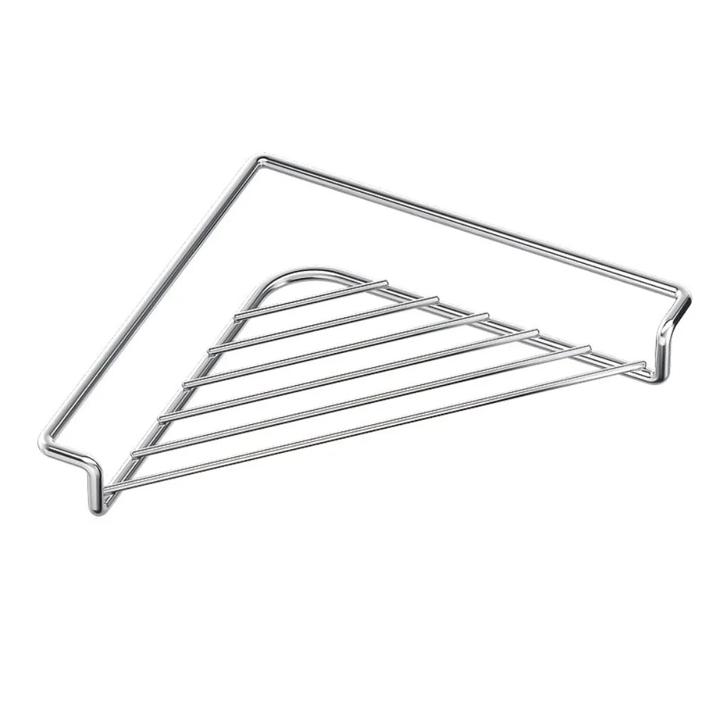 Stainless Steel Corner Sink Rack for Sponges and Cloths