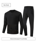 Winter USB Electric Heating Jacket Heated Thermal Underwear Men Women Sports Thermal Heated Underwear Electric Heated Equipmen