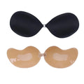 1/2Pcs Sexy Women Invisible Push Up Bra Self-Adhesive Silicone Bust Front Closure Sticky Bra Black Skin Backless Strapless Bra Group 5