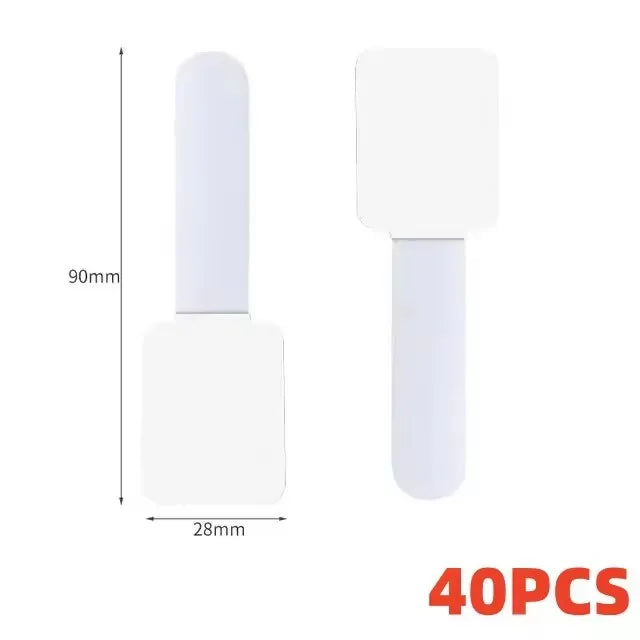Self Adhesive Nylon Cable Straps for Under Desk Storage 40PCS White