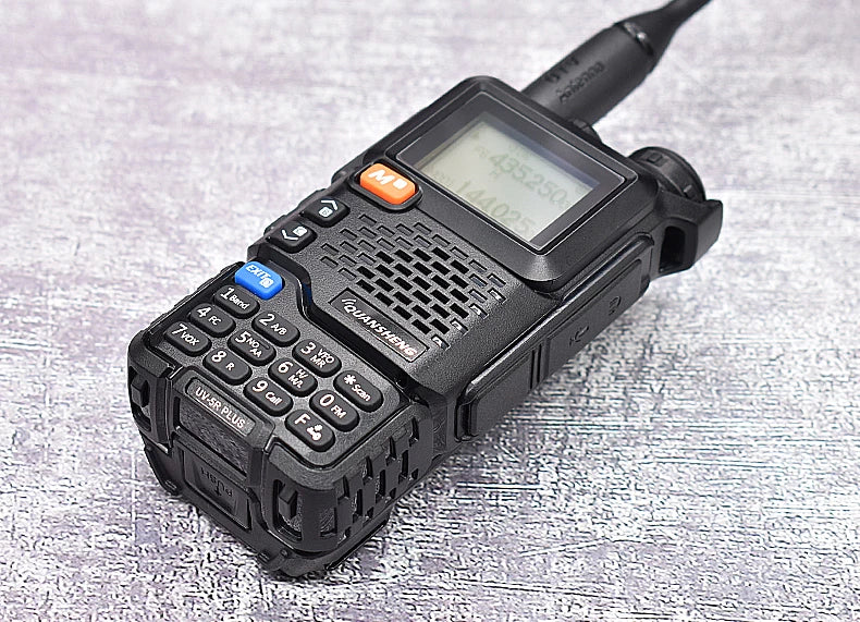 Quansheng UV-5R Plus Dual Band Walkie Talkie – Long Range UHF/VHF Two-Way Radio with NOAA Weather - Dicrodelights