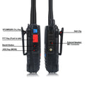 Air Band Transmitter Walkie Talkie Tx118.000-136.999MHz,Rx108.0000-136.999MHz 6W 200Ch W/NOAA Channels VOX QYT KT-A16 Radio