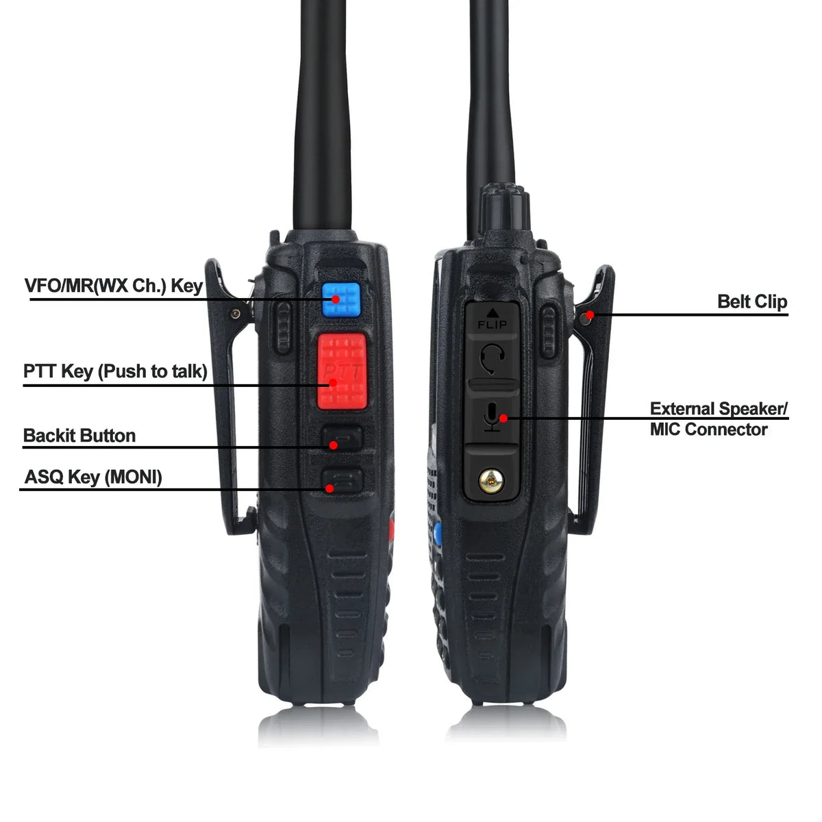 QYT KT-A16 Aviation Handheld Transceiver 6W NOAA Air Band Radio