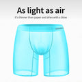 1/2/3 PCS Men's Ice Silk Boxers Transparent 0.01 Ultra-thin Fabric See Through Seamless Underwear antibacterial Boxer Shorts