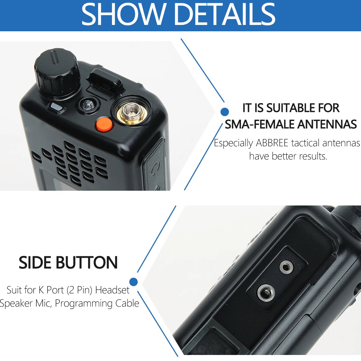 Baofeng AR 152 Tactical Ham Radio – Long Range, High Power Walkie Talkie (10km Range) - Dicrodelights