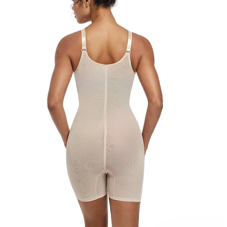 Light Shapewear Bodysuit Body Shaper Women Belly Sheath Waist Trainer Reductive Slimming Underwear Thin Breathable