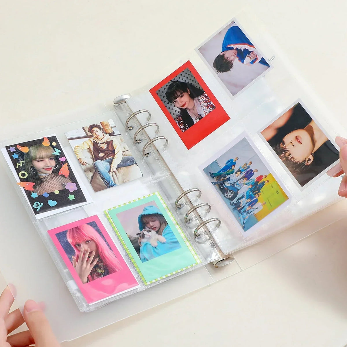 A5 Kpop Photocard Binder Cover and Pocket Page Options