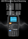 Quansheng UV-5R Plus Dual Band Walkie Talkie – Long Range UHF/VHF Two-Way Radio with NOAA Weather - Dicrodelights