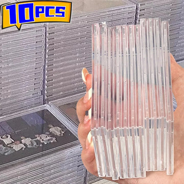 Acrylic Card Holder with Snap Closure for Collectible Cards