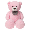 Giant 105cm Soft Teddy Bear Plush Toys White&Pink&Brown Bear Super Big Hugging Pillow Animal Cushion Children Birthday Gift Pink 105cm