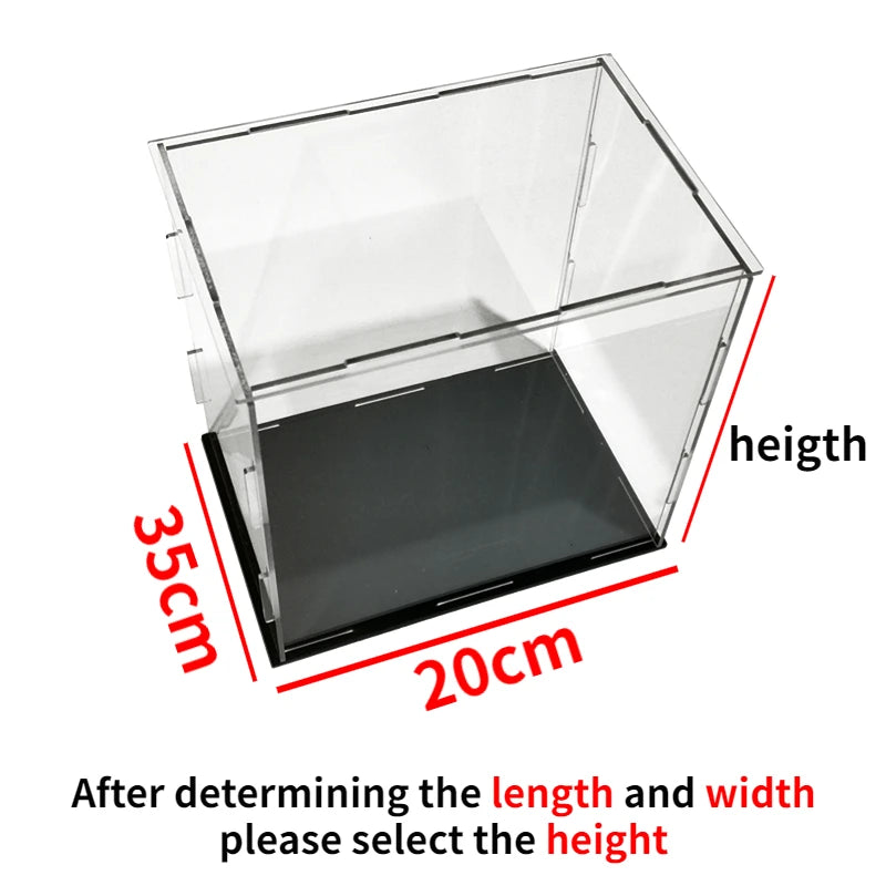 Acrylic Display Case for Models, Figures and Collectibles 35x20cm