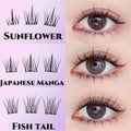 Glue-Free False Eyelashes – Star Eye Segmented DIY Lash Extensions, Lightweight & Reusable, Easy Apply Multiple Styles