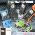 2pcs Baofeng F22 Mini Walkie Talkies - Long Range, Waterproof, Rechargeable, Kids Two-Way Radio with Type-C Charging for Camping & Outdoor Adventures - Dicrodelights