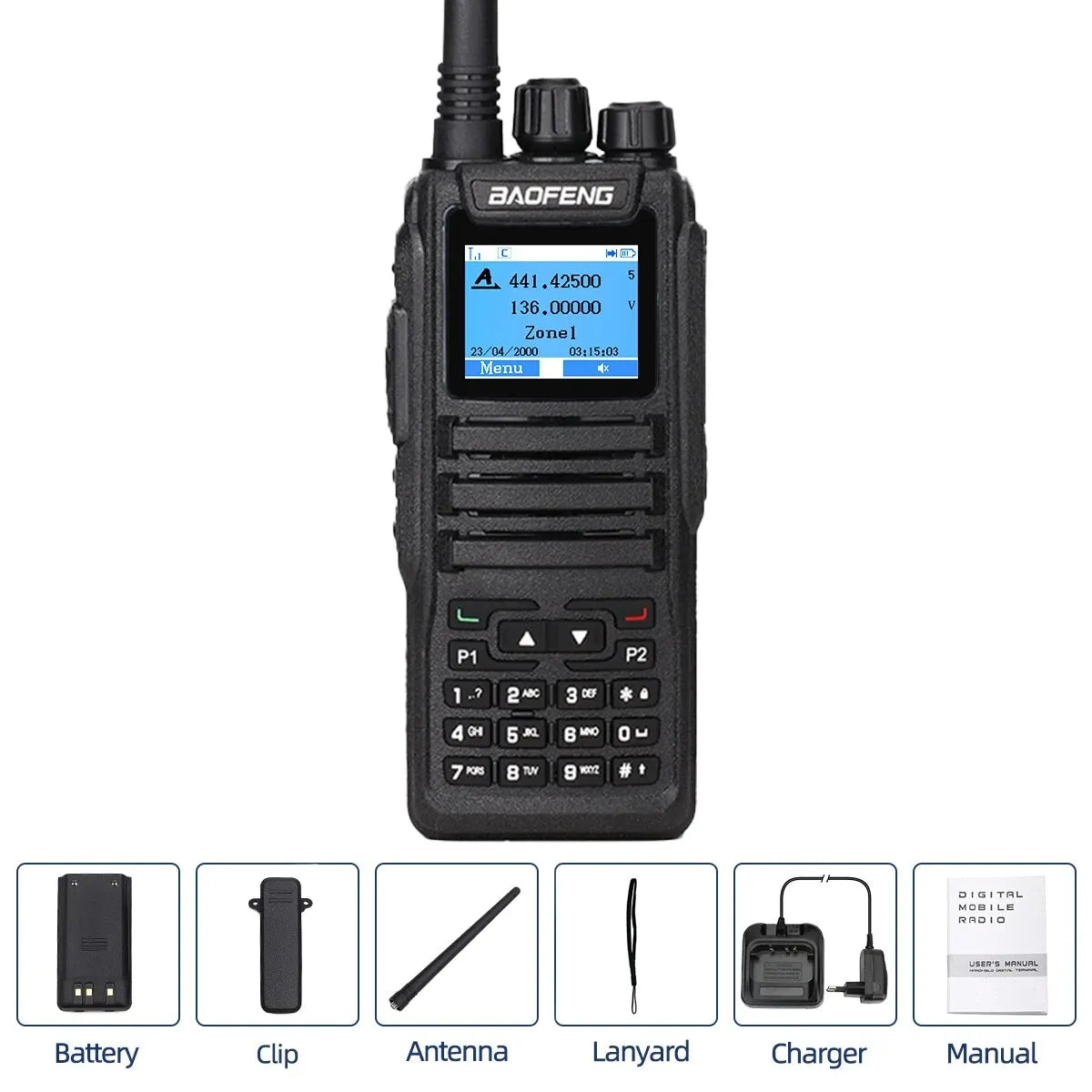 Baofeng DM-1701 Digital Walkie Talkie Dual Mode Analog & DMR Radio - Dicrodelights
