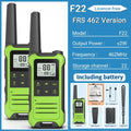 2pcs Baofeng F22 Mini Walkie Talkies - Long Range, Waterproof, Rechargeable, Kids Two-Way Radio with Type-C Charging for Camping & Outdoor Adventures - Dicrodelights
