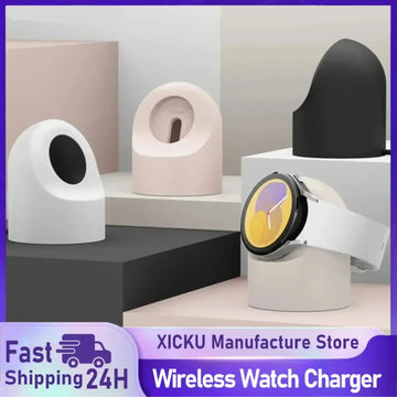Compatible with Samsung Galaxy Watch 9 8 7 6 5 Charger Stand Holder Galaxy Watch 5 6 7 8 9 Pro Charger Silicone Stand