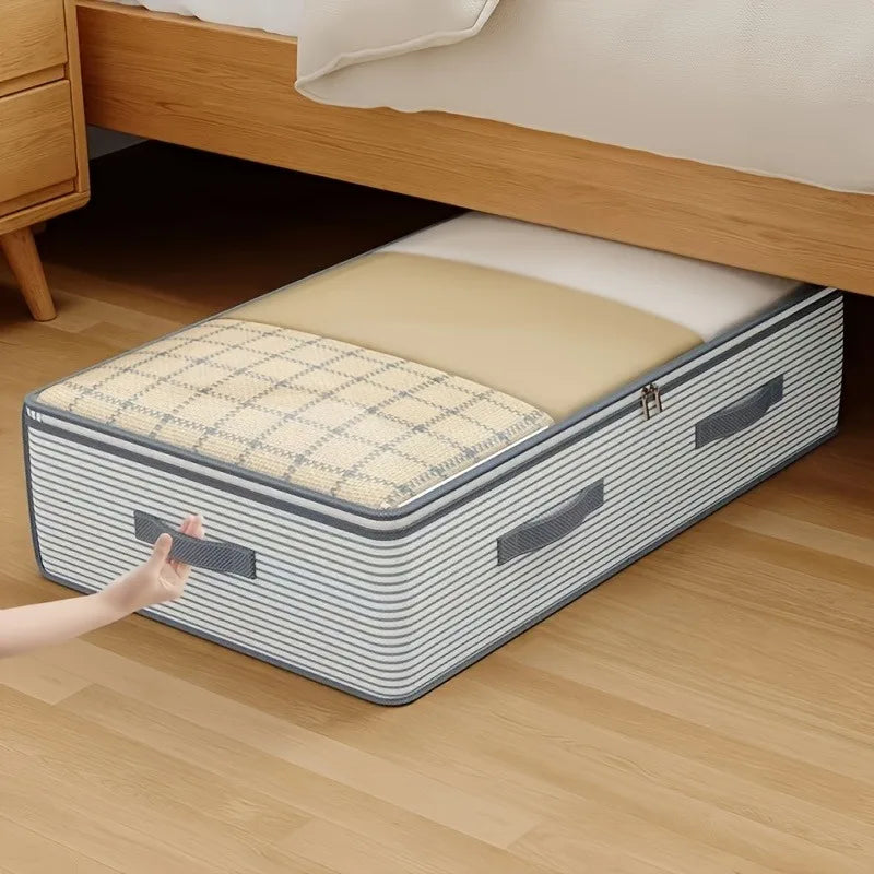 Clear Window Under Bed Storage Bag for Clothes and Bedding
