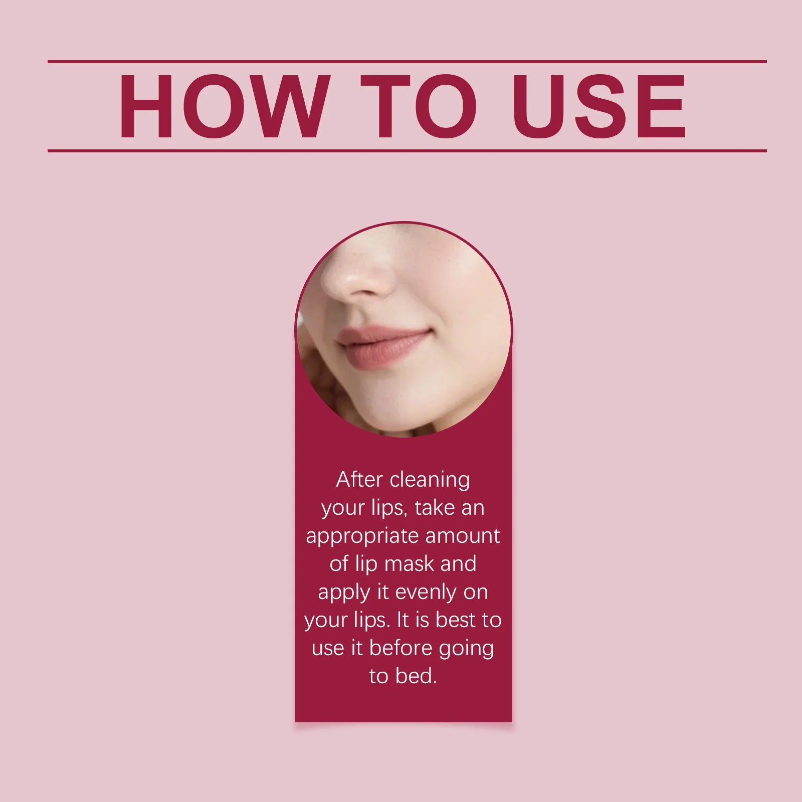 Pomegranate Lip Balm for Dry Lips Hyaluronic Acid Shea Butter Overnight Moisturizer Natural Fragrance Long Lasting Gift Women