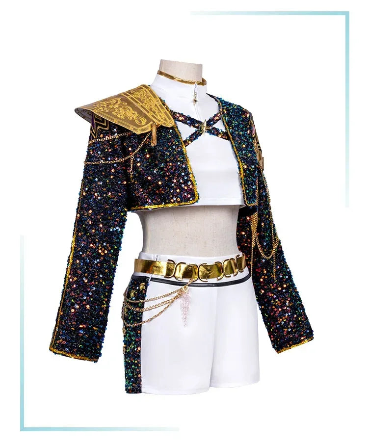 Black & Gold KPop Demon Hunter Cosplay Costume Set